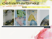 Tablet Screenshot of celiamartinez.com